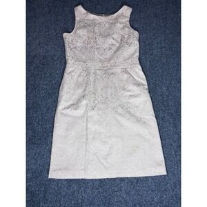 Skies Are‎ Blue Dress Medium Sleeveless Party Cocktail Damask